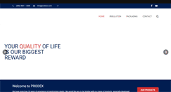 Desktop Screenshot of prodexcr.com