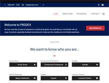 Tablet Screenshot of prodexcr.com